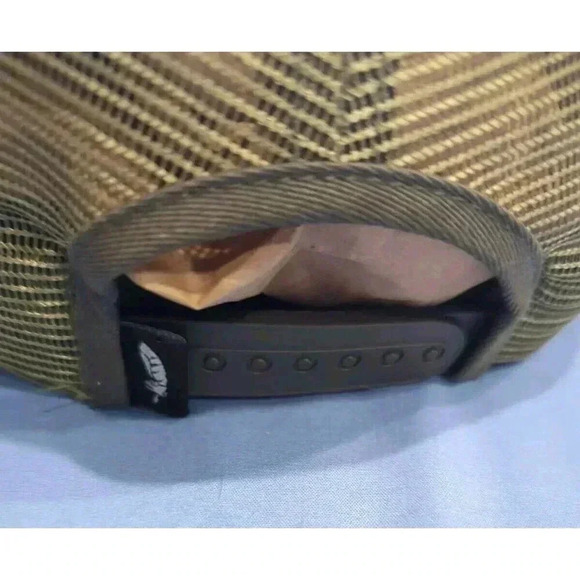 North Dakota Trucker Unisex Hat OS RepYourWater Green Embroidered Snapback‎ Mesh - Picture 6 of 10